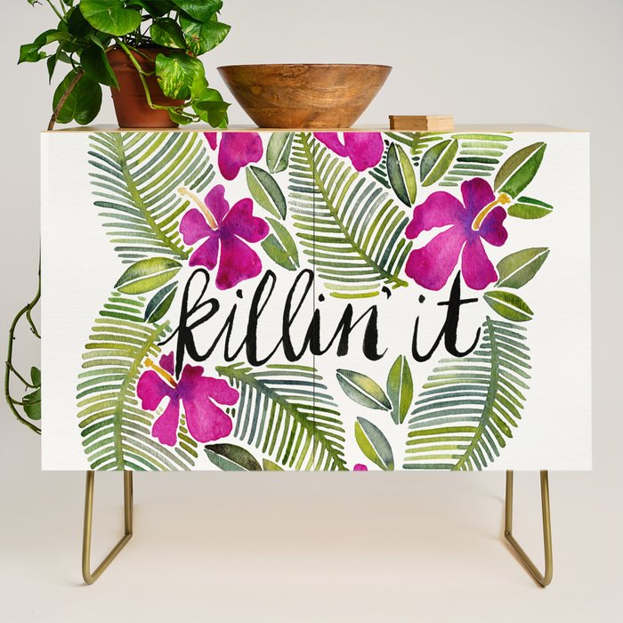 Killin' It - Tropical Pink Credenza Gallery Image 1