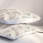 Chonky Cats Toile de Jouy Pillow Sham Gallery Image 3