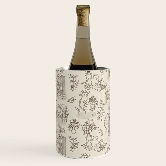 Chonky Cats Toile de Jouy Wine Chiller Gallery Image 3