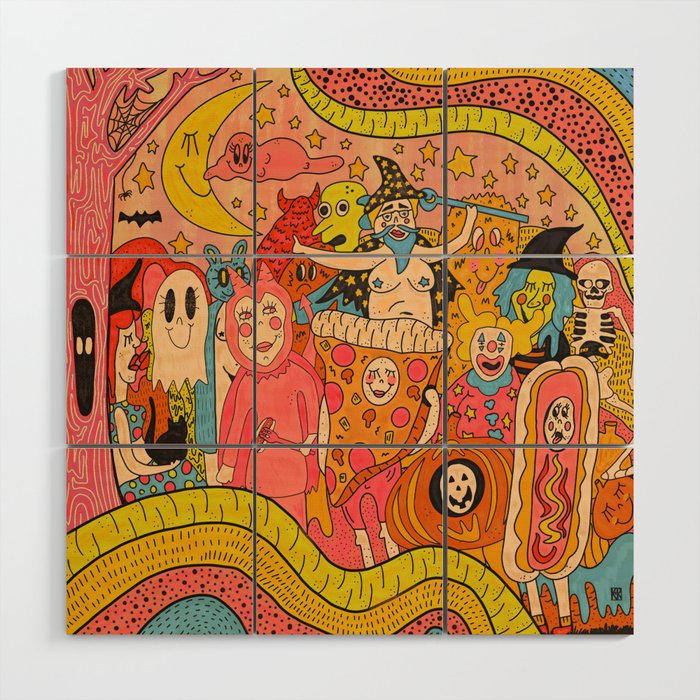 The Costume Contest Wood Wall Art Gallery Image 1