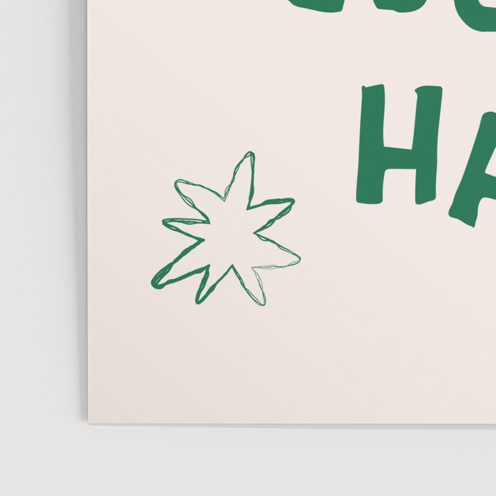 What's The Best That Could Happen in Green and Linen White Poster Gallery Image 3