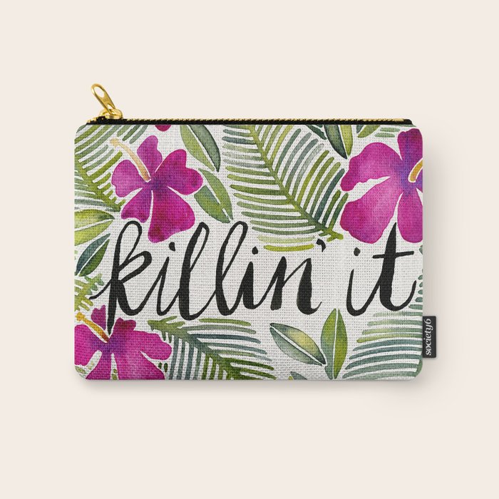 Killin' It â Tropical Pink Carry All Pouch Gallery Image 1