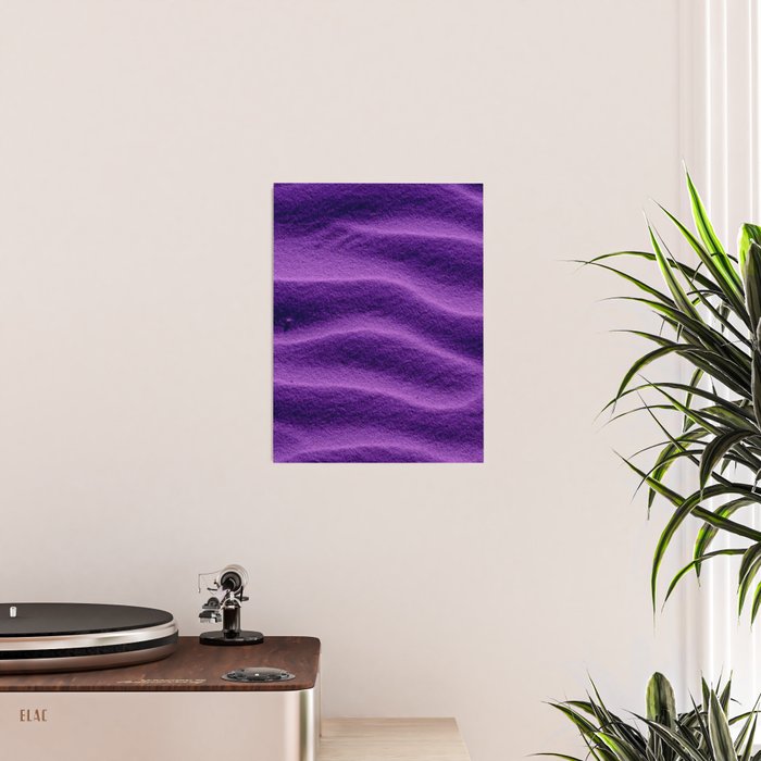 Sand Ripples - Purple Poster Gallery Image 2
