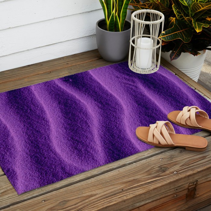 Sand Ripples - Purple Outdoor Rug Gallery Image 2