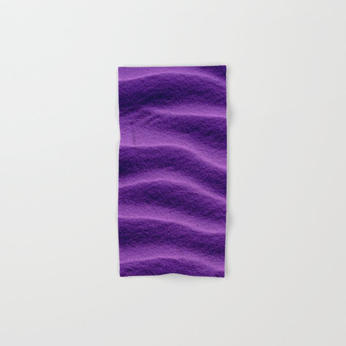 Sand Ripples - Purple Bath Towel Gallery Image 1