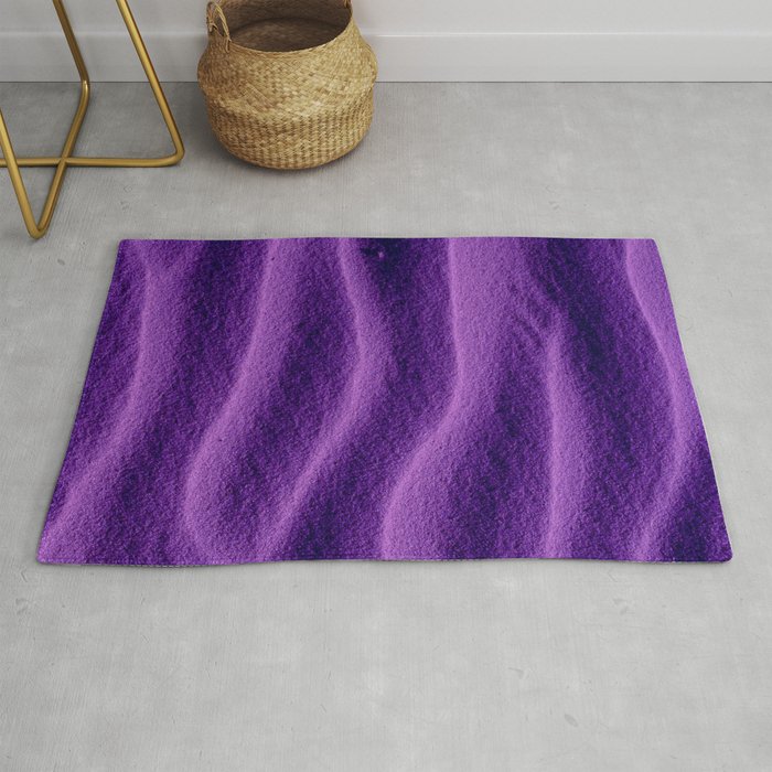 Sand Ripples - Purple Rug Gallery Image 1