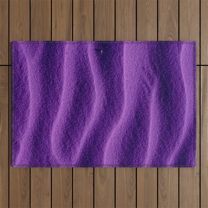 Sand Ripples - Purple Outdoor Rug Gallery Image 1