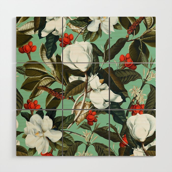 Summer Garden VI Wood Wall Art Gallery Image 1
