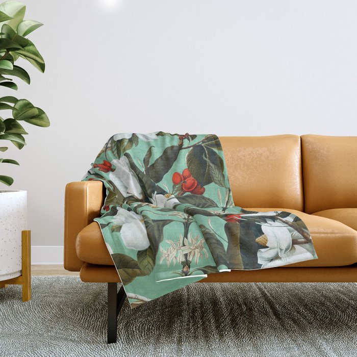 Summer Garden VI Throw Blanket Gallery Image 1