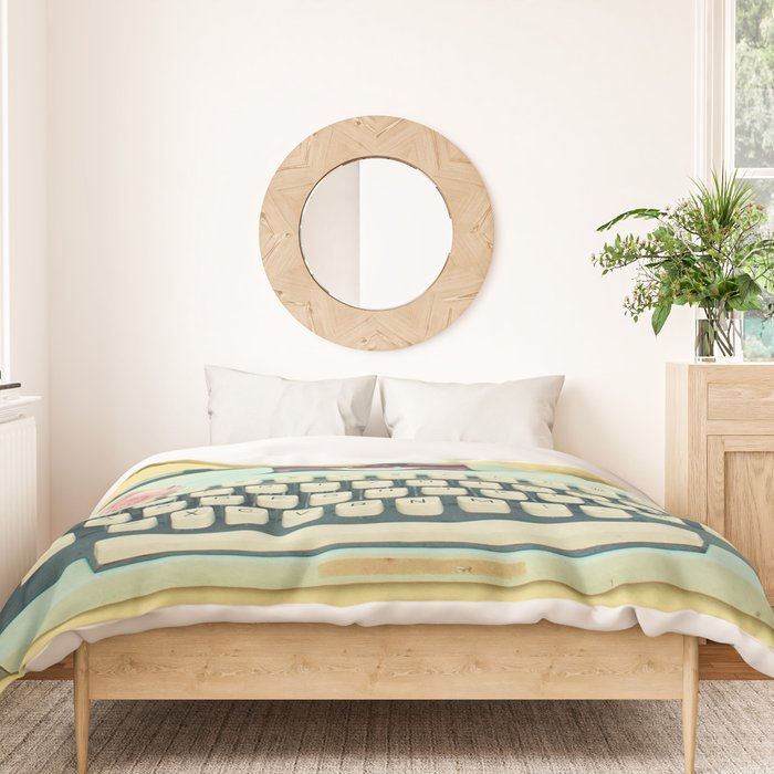The Typewriter Duvet Cover Gallery Image 3