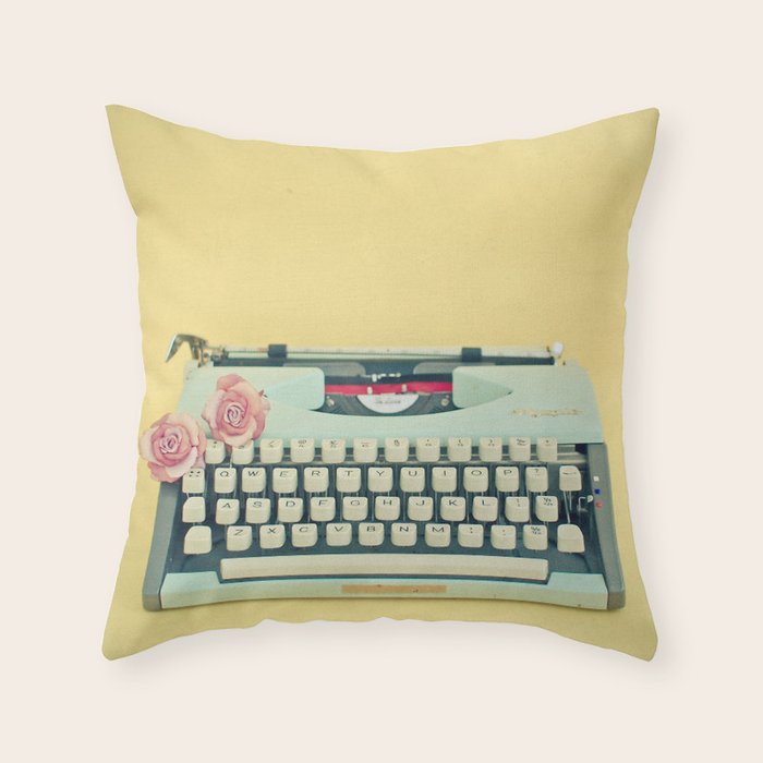 The Typewriter Throw Pillow Gallery Image 6