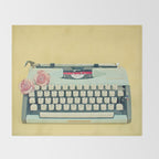 The Typewriter Throw Blanket Gallery Image 2