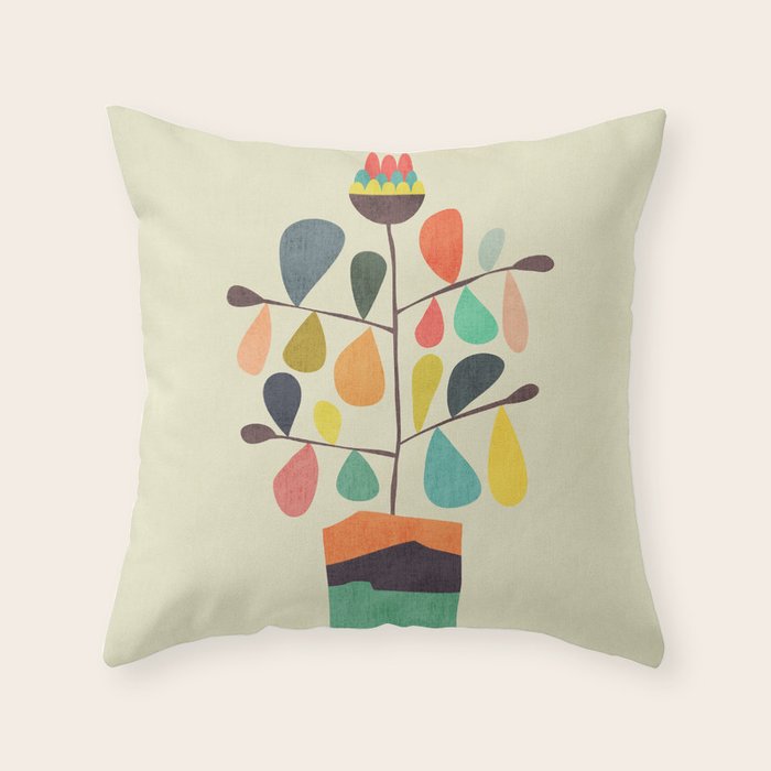 Potted Plant 4 Throw Pillow Gallery Image 6