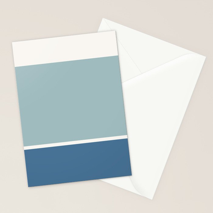 Contemporary Color Block XVIII Stationery Card Gallery Image 2