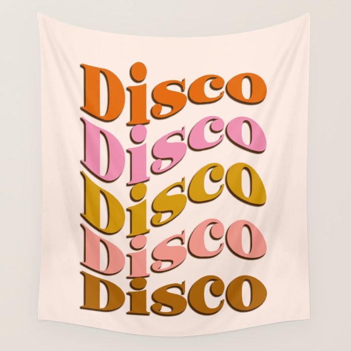 Groovy Disco Disco Wall Tapestry Gallery Image 4