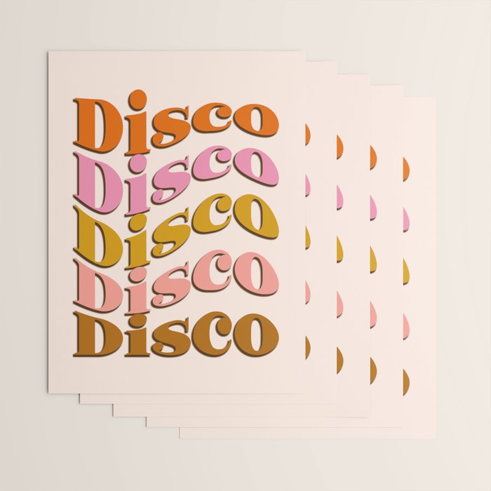 Groovy Disco Disco Wrapping Paper Gallery Image 3