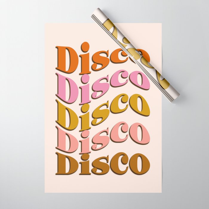Groovy Disco Disco Wrapping Paper Gallery Image 1