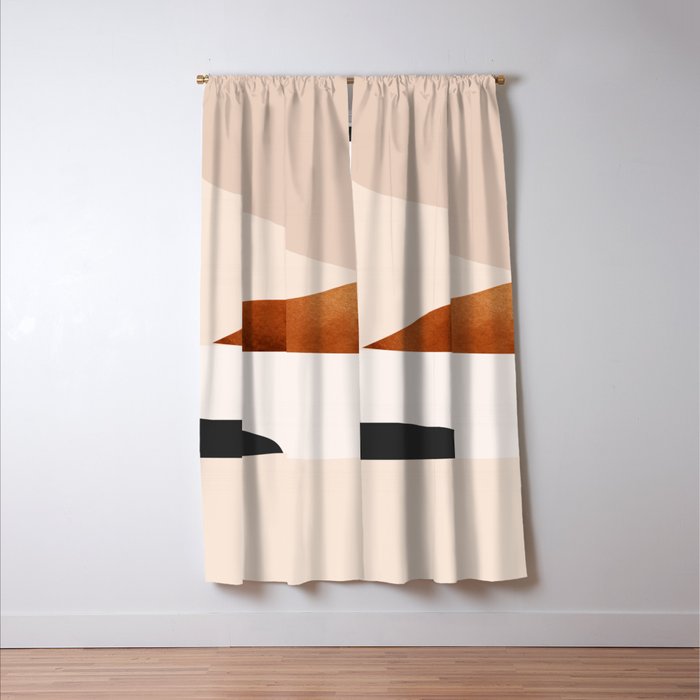 Minimal Art Landscape 15 Window Curtain Gallery Image 3
