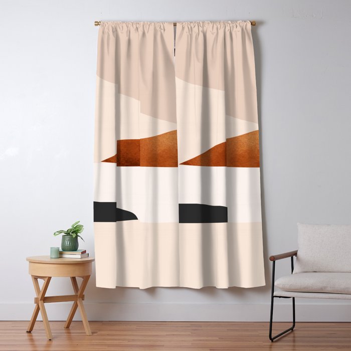 Minimal Art Landscape 15 Window Curtain Gallery Image 5