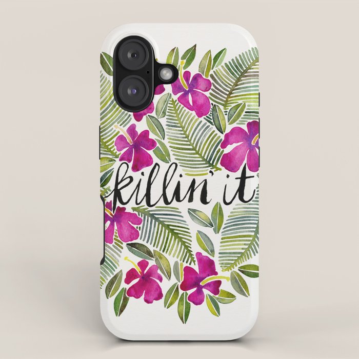 Killin' It - Tropical Pink iPhone Case Gallery Image 1