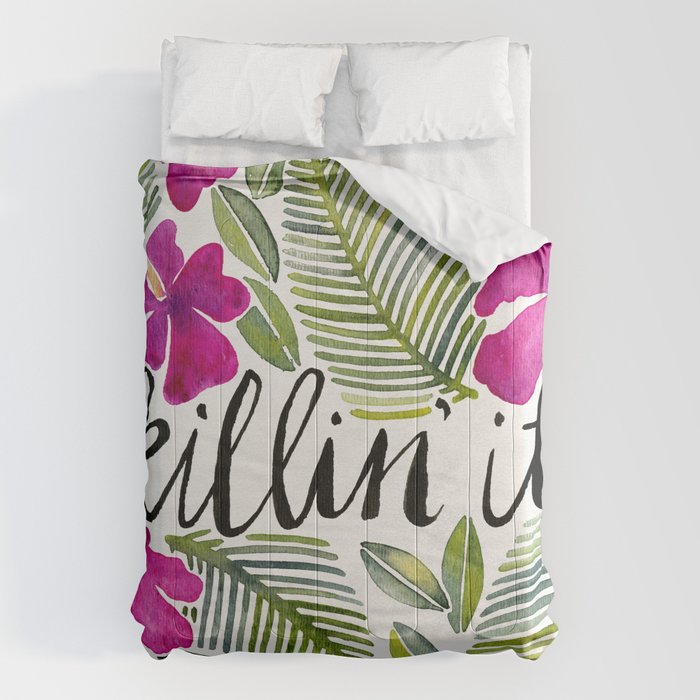Killin' It - Tropical Pink Comforter Gallery Image 6