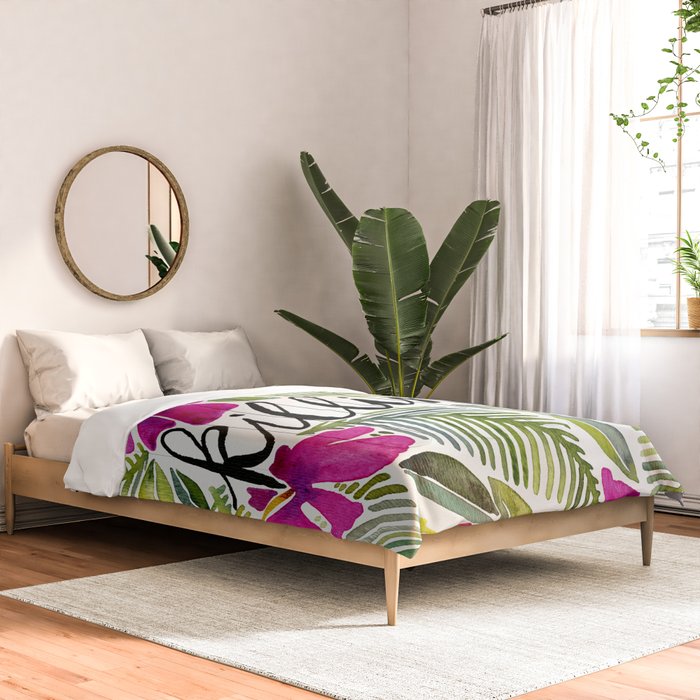 Killin' It - Tropical Pink Comforter Gallery Image 2