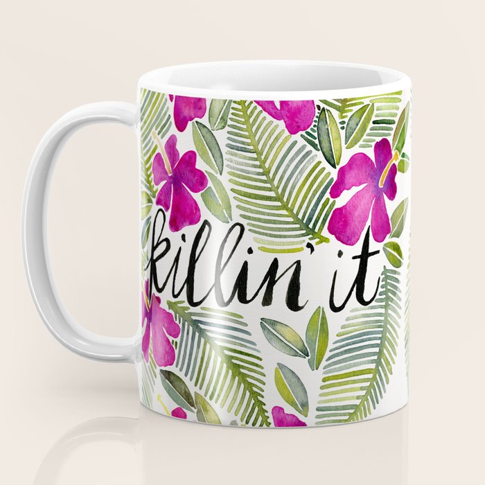 Killin' It - Tropical Pink Coffee Mug Gallery Image 3