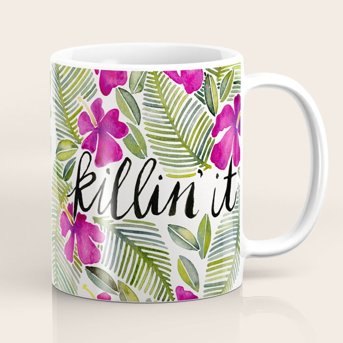 Killin' It - Tropical Pink Coffee Mug Gallery Image 1