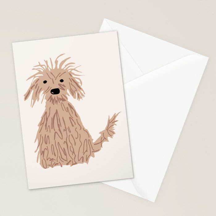 Doggy day cream version Stationery Card Gallery Image 2