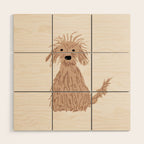 Doggy day cream version Wood Wall Art Gallery Image 1