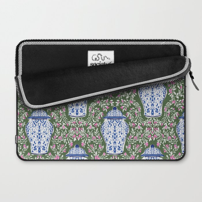 Chinoiserie Blossoms Laptop Sleeve Gallery Image 2