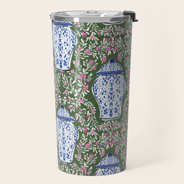 Chinoiserie Blossoms Travel Mug Gallery Image 2