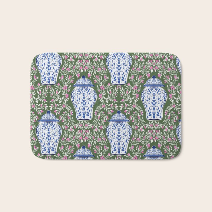 Chinoiserie Blossoms Bath Mat Gallery Image 1