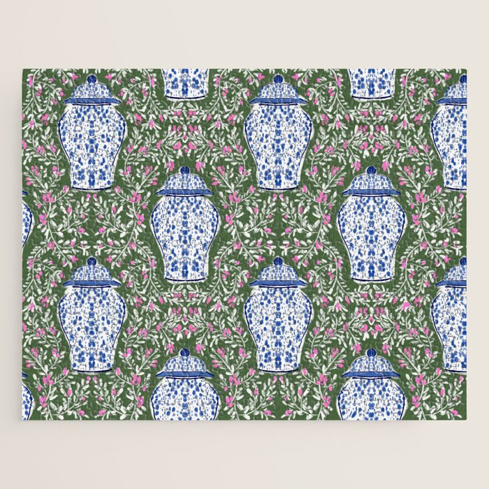 Chinoiserie Blossoms Jigsaw Puzzle Gallery Image 1