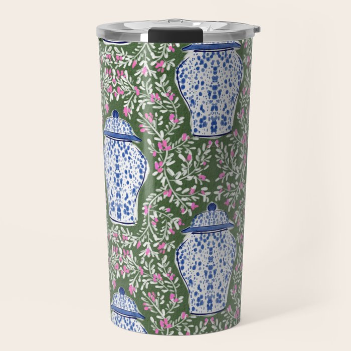 Chinoiserie Blossoms Travel Mug Gallery Image 1