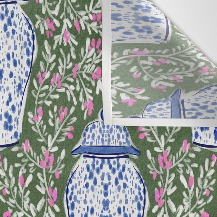 Chinoiserie Blossoms Wall Tapestry Gallery Image 3