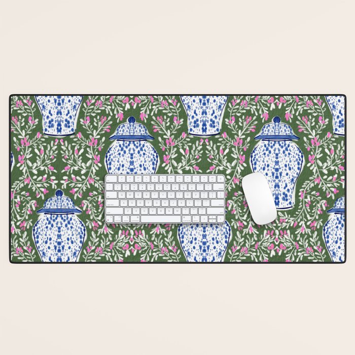 Chinoiserie Blossoms Desk Mat Gallery Image 1