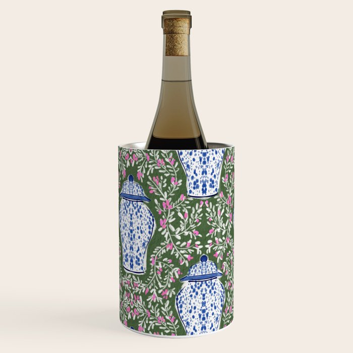 Chinoiserie Blossoms Wine Chiller Gallery Image 1