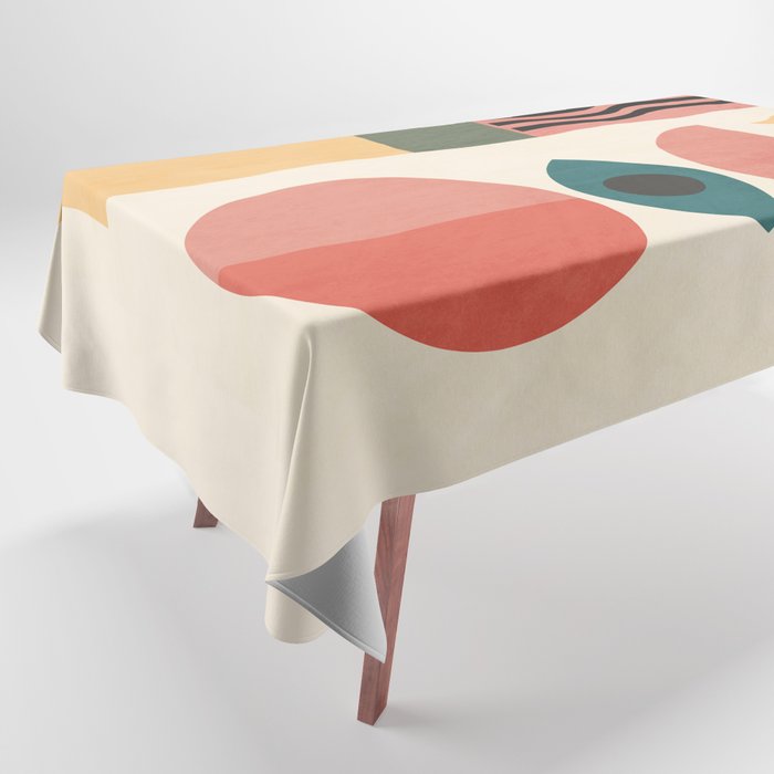 Geometric Shapes 253 Tablecloth Gallery Image 1