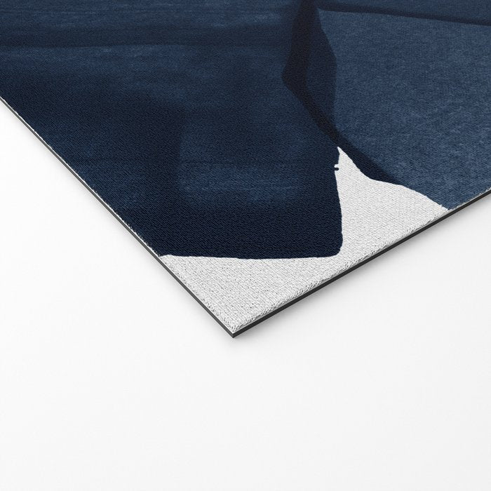 Minimalist Painting Blue II, Modern Abstract Welcome Mat Gallery Image 2