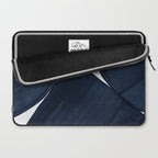 Minimalist Painting Blue II, Modern Abstract Laptop Sleeve Gallery Image 2