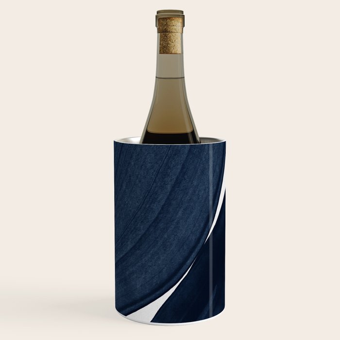 Minimalist Painting Blue II, Modern Abstract Wine Chiller Gallery Image 2