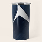 Minimalist Painting Blue II, Modern Abstract Travel Mug Gallery Image 1