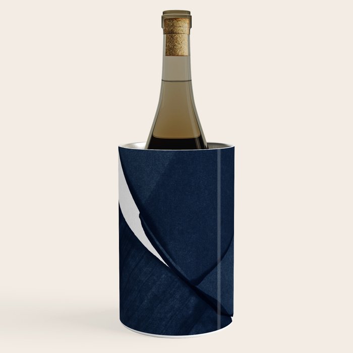 Minimalist Painting Blue II, Modern Abstract Wine Chiller Gallery Image 3