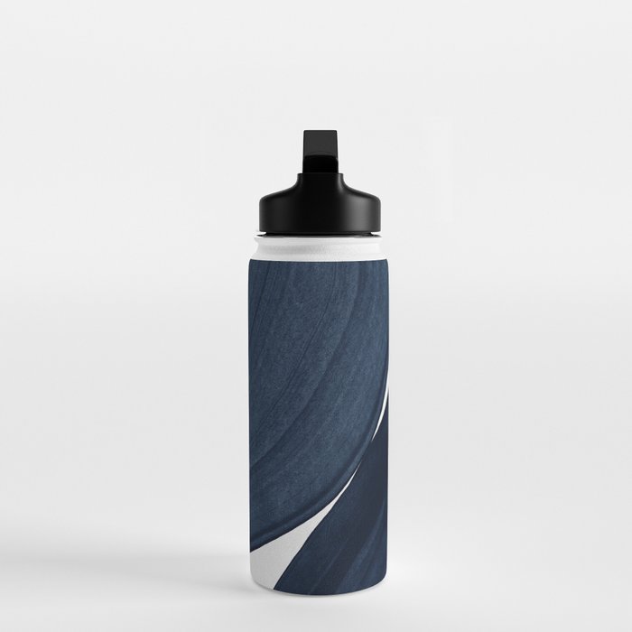 Minimalist Painting Blue II, Modern Abstract Water Bottle Gallery Image 3