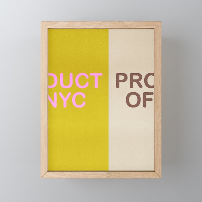 Product Of NYC Mini Art Print Gallery Image 1