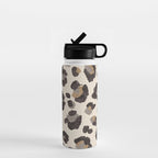 Leopard Print â Neutral Water Bottle Gallery Image 1