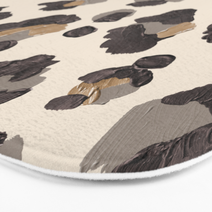 Leopard Print â Neutral Bath Mat Gallery Image 3