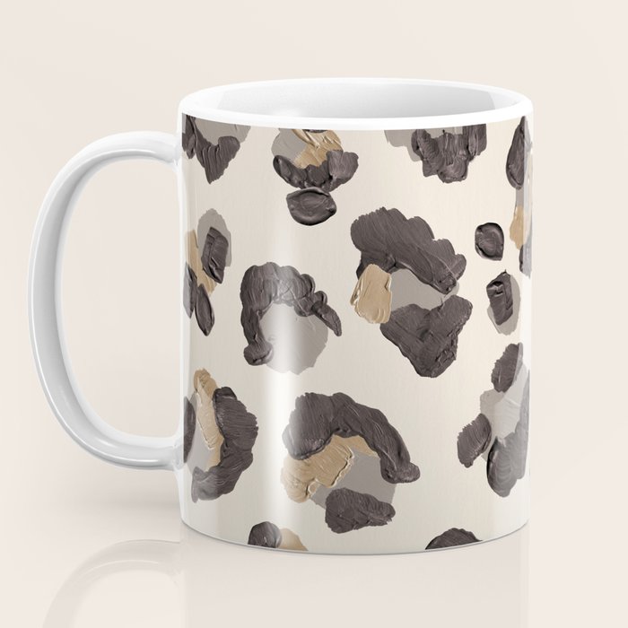 Leopard Print â Neutral Coffee Mug Gallery Image 3