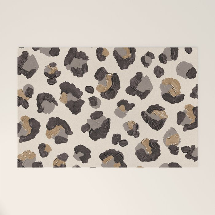 Leopard Print â Neutral Welcome Mat Gallery Image 1